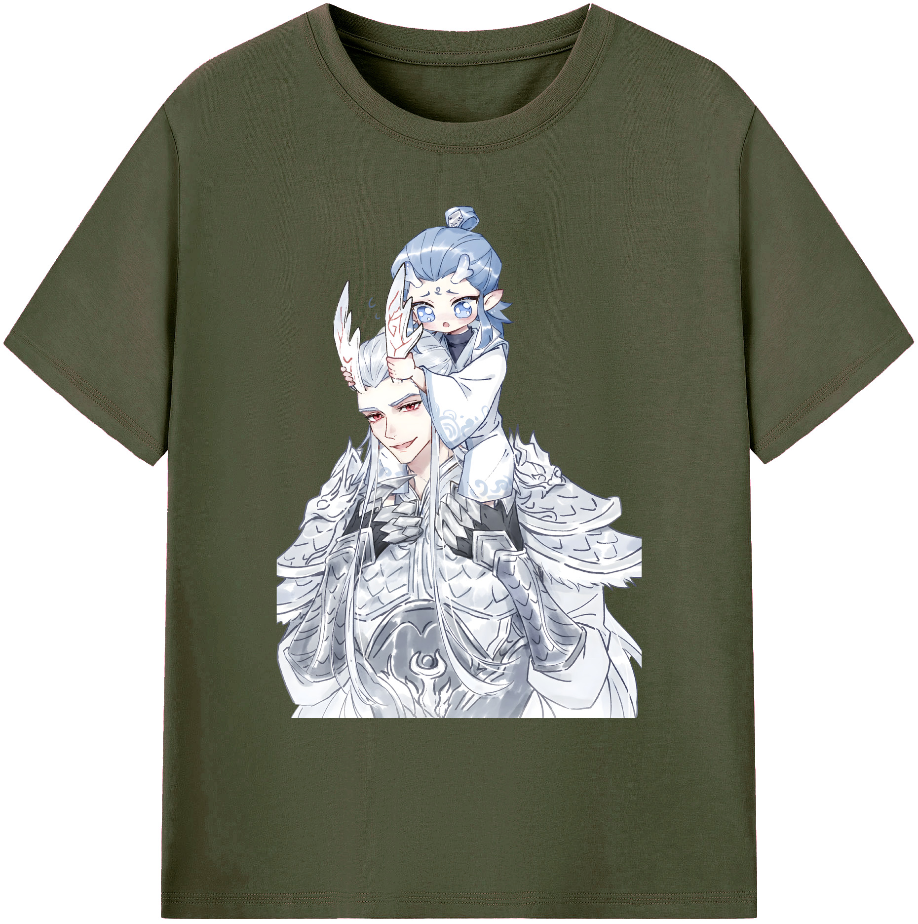（画像用） Ne Zha 2 ナタ 魔童の大暴れ 綿100％ メンズ半袖Tシャツ｜肌触りやわらか＆通気性